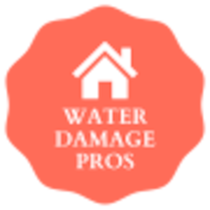 Red Water damage logo Norristown